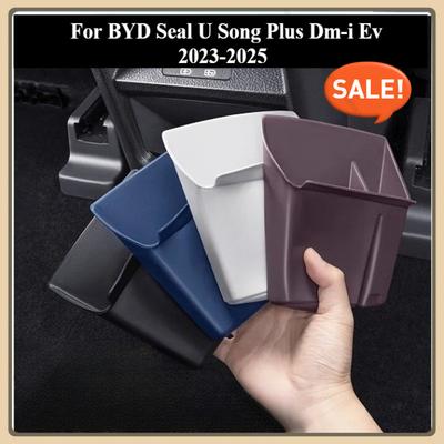 For BYD Seal U Song Plus Dm-i Ev -2025 Car Rear Seat Storage Box Organizer Center Console B Backseat Garbage Storage Bags