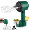 Double Whisk Head Wireless Handheld Electric Egg Beater Stand-up Design Egg Mixer  Cake