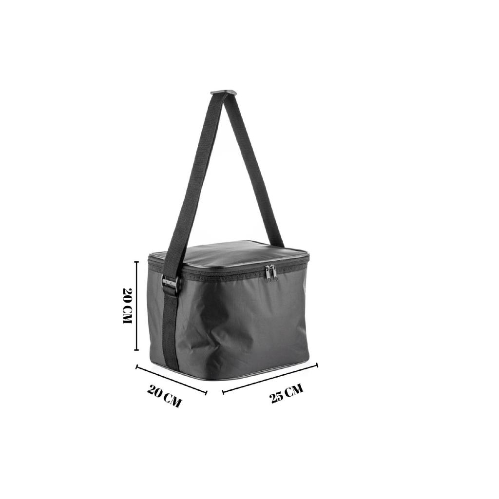 10 Lt Aurora Series Gray Camping Picnic Thermal Insulated Bag With Strap Keeping Warm And Cold