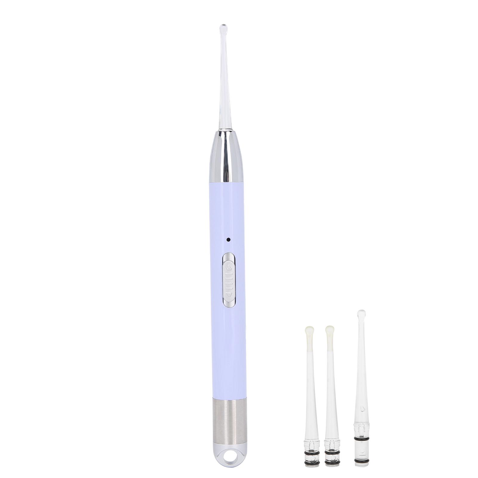 

Очиститель ушной серы с подсветкой, портативный перезаряжаемый набор инструментов EarPick для удаления ушной серы, фиолетовый