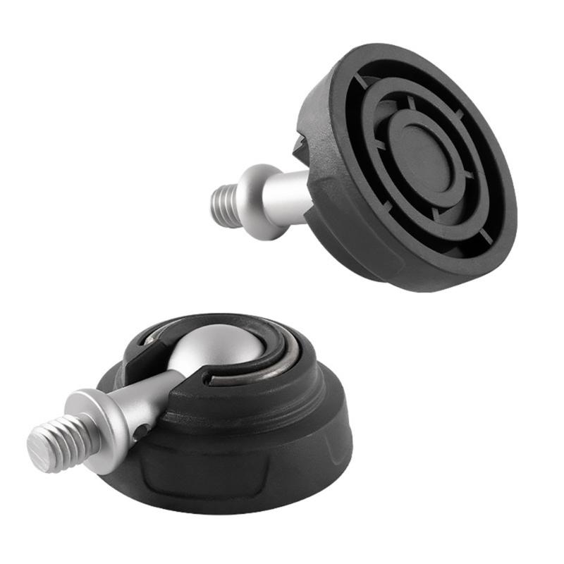 Universal Rubber Foot Pad, 3/8'' Screw Anti-skid Foot Spike Feet Mat Photography Accessories for Camera Monopod Tripod