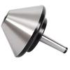 A34R Live Center For Lathe, MT2 5" Bull Nose, Silver Umbrella Head,120Mm Machine Milling Tool