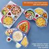Airplane Car Shaped Dinner Plate Detachable Kid's Lunch Plate Feeding Food Tray  Household