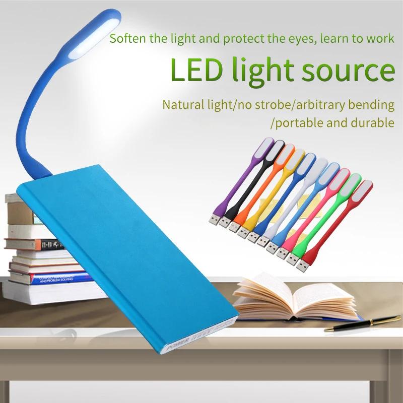 Mini Book Light Portable USB 5V LED Reading Lamp Foldable Camping Night Lights Table Lamps for Power Bank Notebook Laptop