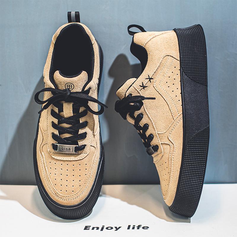 3015 tooling shoes trendy men wear cowhide single product high-end board shoes original patch design casual shoes trend