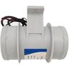 ISURE MARINE 3 inch Inline Blower,12V Silent Blower Marine Bilge Air Blower for Air Circulation in Ducting, Vents