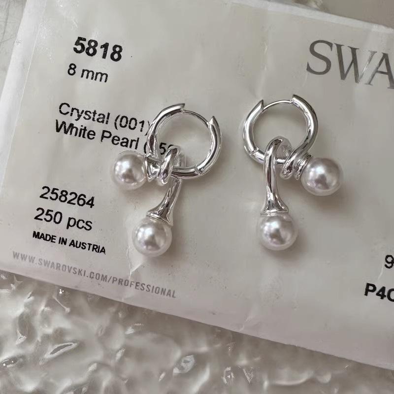 

Дизайн Узловые Квадратные Круглые Жемчужные Серьги-Застежки Ветер Простые Ретро Модные Серьги Простые Жемчужные Серьги для Женщин Подходят для Подарков на День Рождения