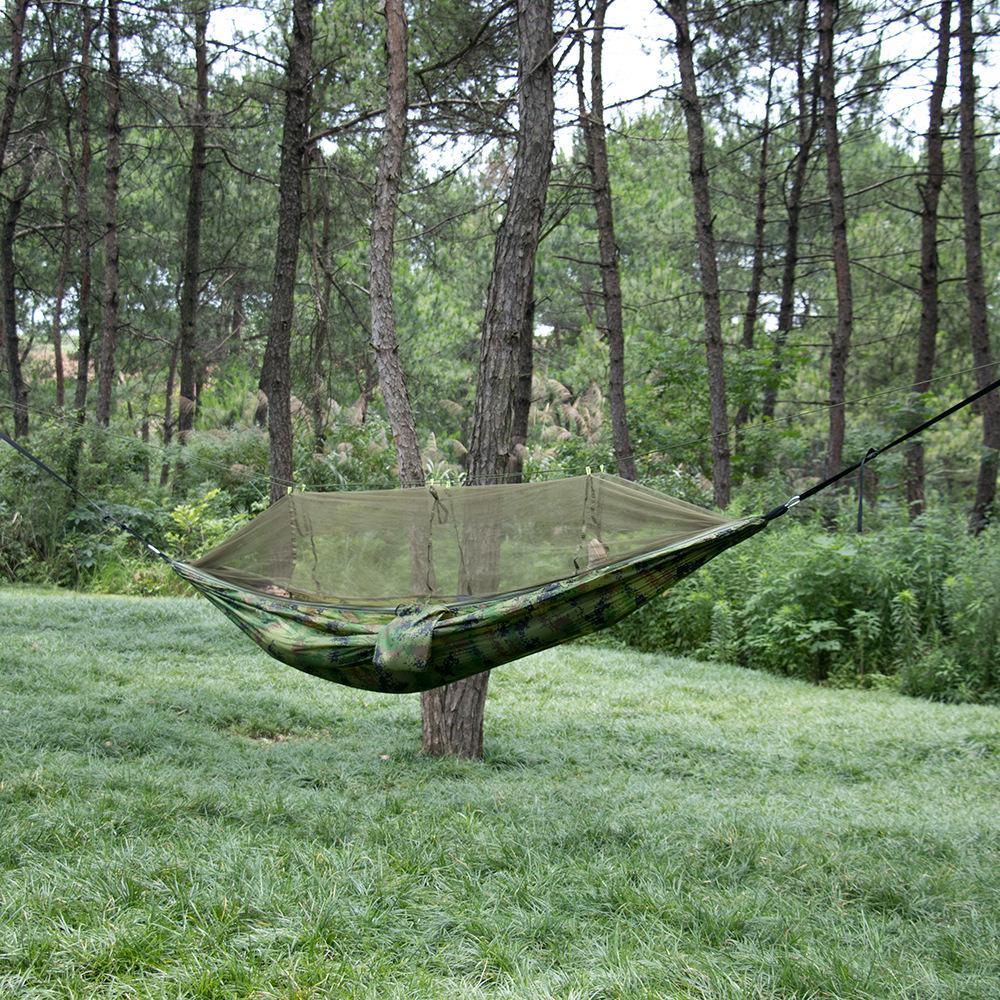 

Уличный гамак с защитой от комаров из парашютной ткани 210T и зашифрованной сетки