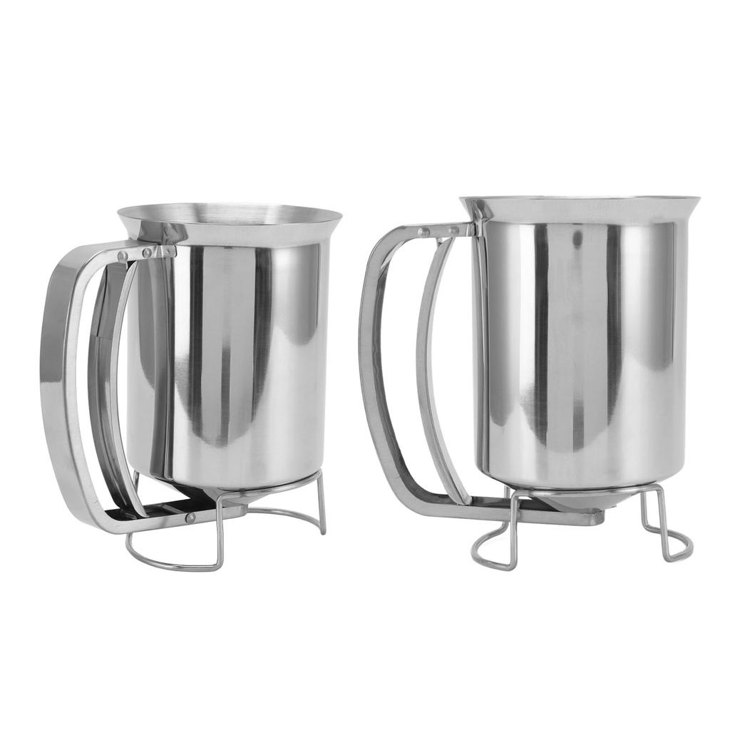 Ręczny dozownik do ciasta na naleśniki ze stali nierdzewnej do pieczenia babeczek, muffinów