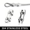 5/10Pcs M2-M8 Stainless Steel Double Post Bolt Clip Wire Rope Cable Clamp Caliper Rope Simple Grip DIY Cable Fastener