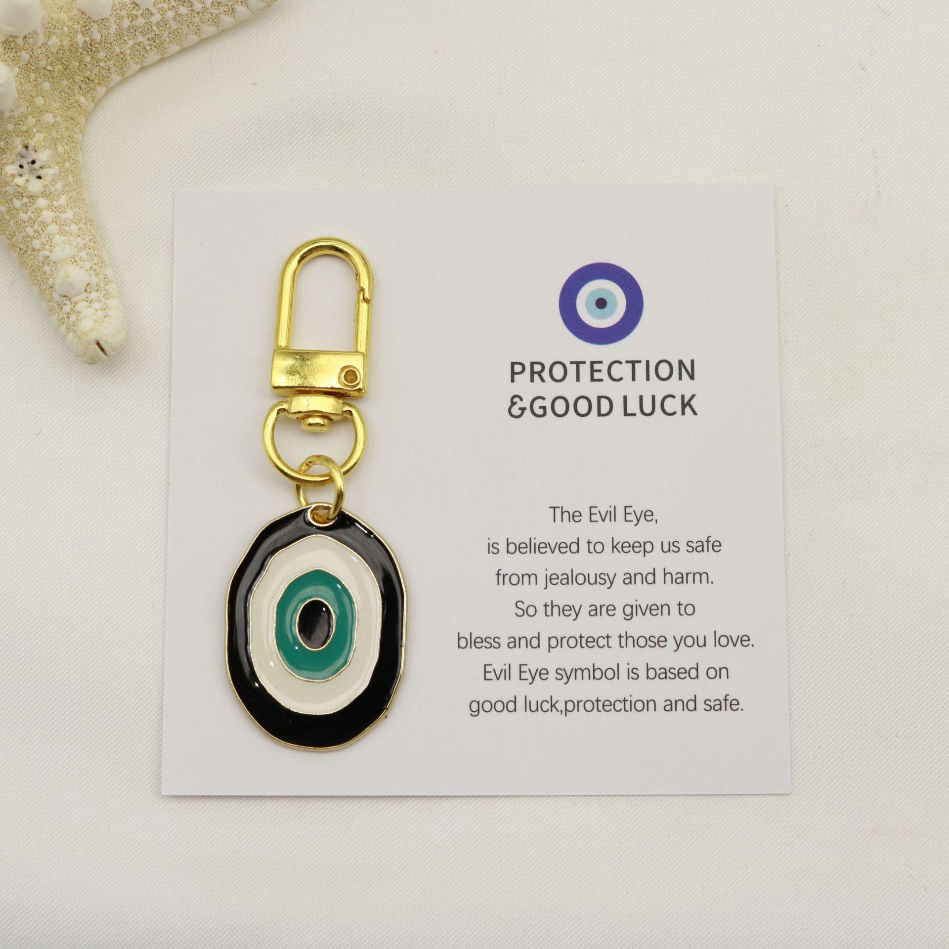 Good Luck Blue Evil Eye Keychain Pendant