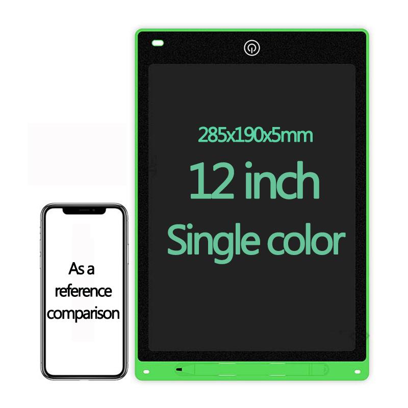 10/12/polegadas LCD colorido escrita tablet desenho quadro criança graffiti bloco de desenho brinquedos caligrafia quadro negro desenho quadro crianças brinquedos