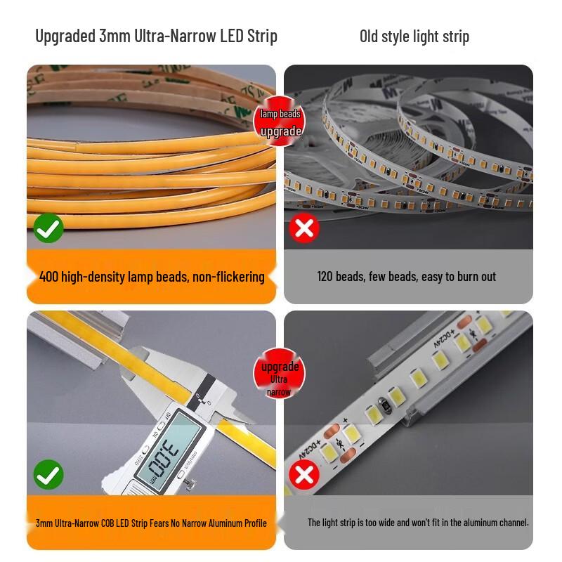 Self-adhesive 12V COB LED TV Backlight Strip