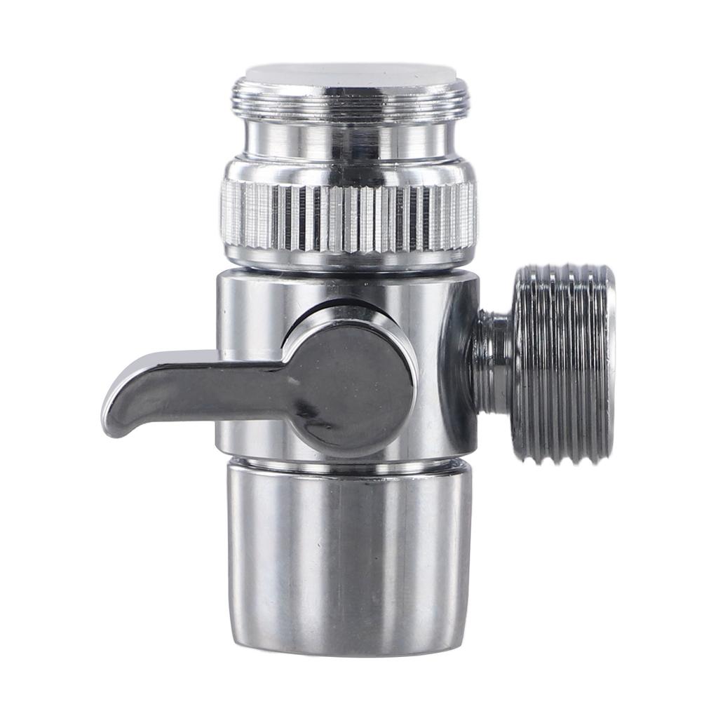 Kitchen Bathroom Sink Faucets Diverter Valve Connection Faucet Three-way Splitter One-in-two-out Joint Water Pipe Fittings Thick