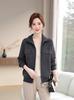 Elegant Lapel Knit Cardigan for Mid-Aged and Elderly Women - 2025 Spring & Autumn Style