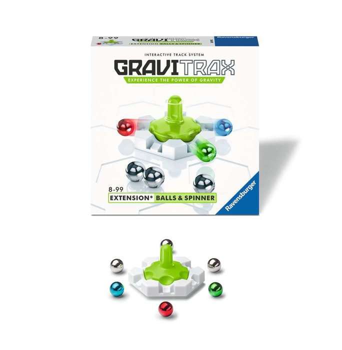GraviTrax Bloc D'action Balls & Spinner - Ravensburger - Circuit De Billes Créatif STEM - Dès 8 Ans