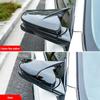 For Honda For Civic 2016- Rear View Mirror Cover Mirror Cover Horn Shape ABS Gloss Black Side Mirror Cover Rearview Caps