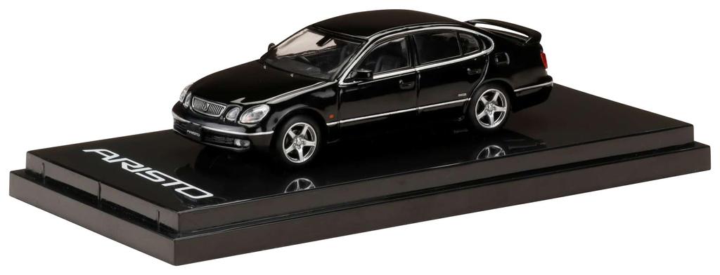 HJ64 Toyota Aristo V300 VERTEX EDITION Early Type Black Finished Product 1/64