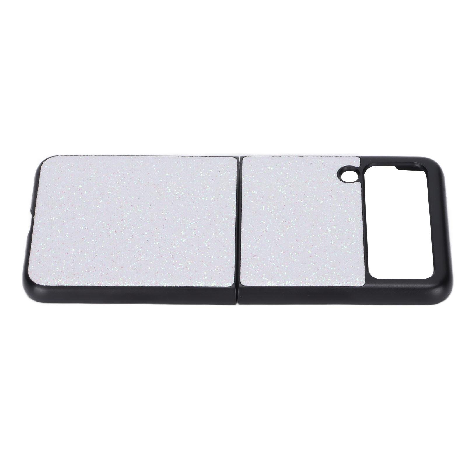 

White Pink Crystal Mobile Phone Case Cover Protective Phone Shell for Galaxy Z Flip 3