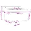 Wall Mounted Sink White 40 X 40 X 24 Cm Resin