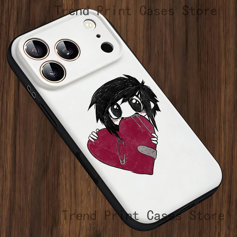 Ich liebe Emo-Jungs Handyhülle Für iPhone 13,16,12,14,15,11,17,Pro,Max,Plus,E,Air,Mini Stoßfeste Hülle