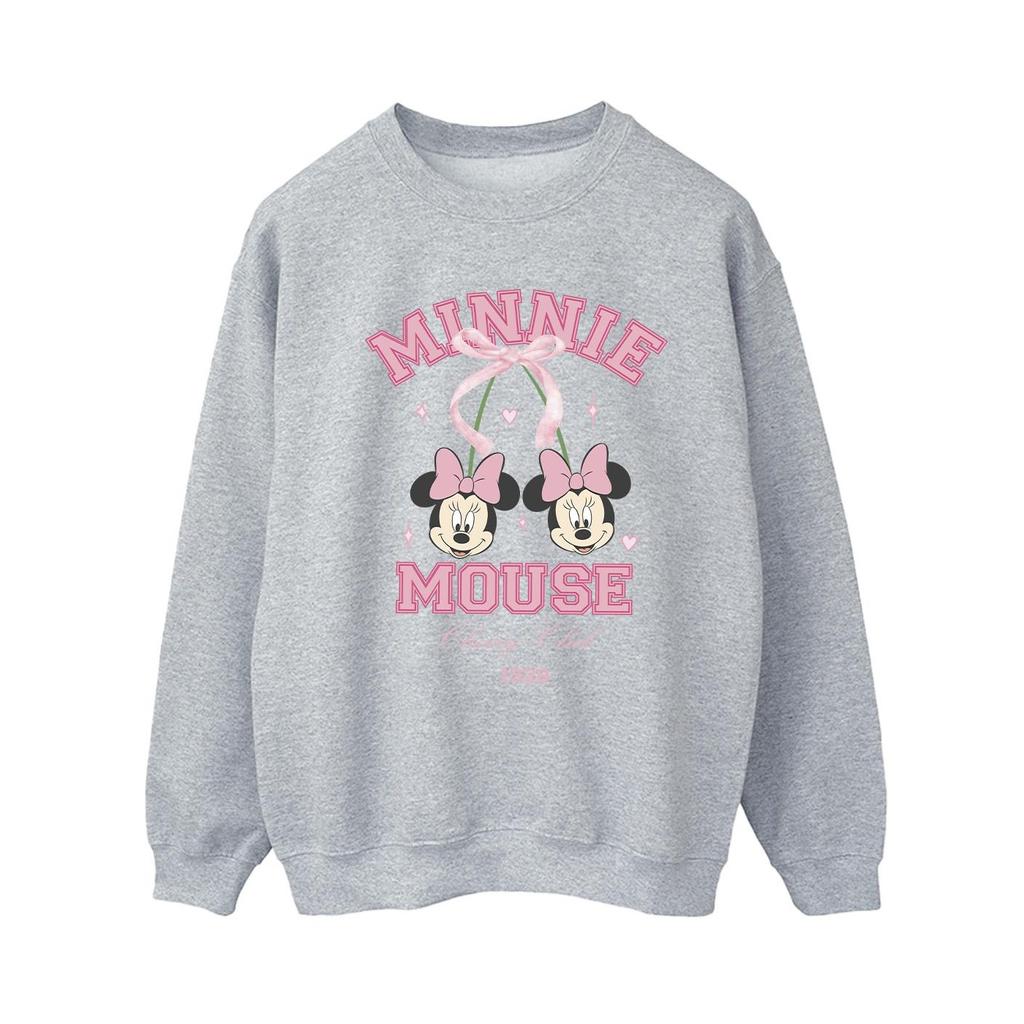 Disney Womens/Ladies Cherry Club Minnie Mouse Sweatshirt