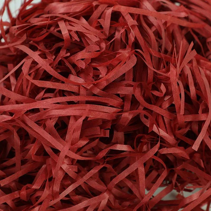 100/200g Colorful Raffia Shredded Paper Candy Boxes DIY Gift Box Filling Material Tissue Party Gift Packaging Filler Decor