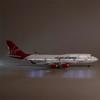 1/200Diecast Airplanes B747 Virgin Atlantic Plane Toy Model 47CM Aircraft British Airline W Light and Wheel Landing Gear