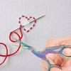 Stainless Steel Embroidery Scissors Curved Design Sewing Scissors Dressmaker Shears  For Sewing