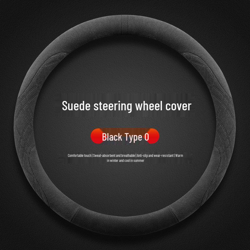 2023 Toyota Sienna Steering Wheel Cover - Suede, Non-slip, Sweat-absorbing, Ideal for Autumn & Winter