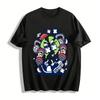 Funny Fitness Earth Lifting Dumbbells Graphic Print T-Shirt Pure Cotton T-shirt