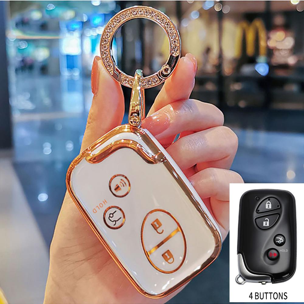 4 Buttons Tpu Car Key Cover For Lexus Ct200H Gx400 Gx460 Is250 Is300C Rx270 Es240 Es350 Ls460 Gs300 450H 460H Shell Case