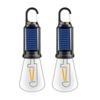 1/2/3/4Pcs Solar Rechargeable Camping Light 3 Modes Adjustable Portable Outdoor Hiking Emergency Tent Hanging LED Bulb Lamp