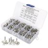 600Pcs Hex Screw Set 304 Stainless Steel PanFlat Head Boxed Hardware Accessories