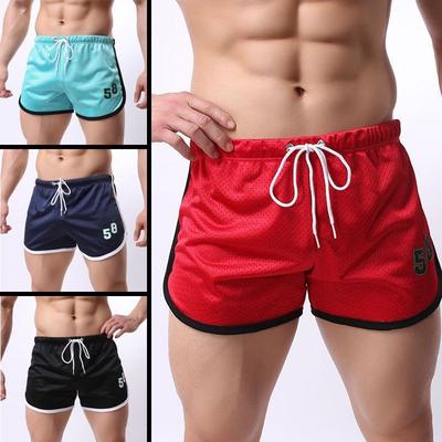 FANSHONN Mens Casual Summer Beach Shorts Sport Joggers Comfort Drawstring Short Pants