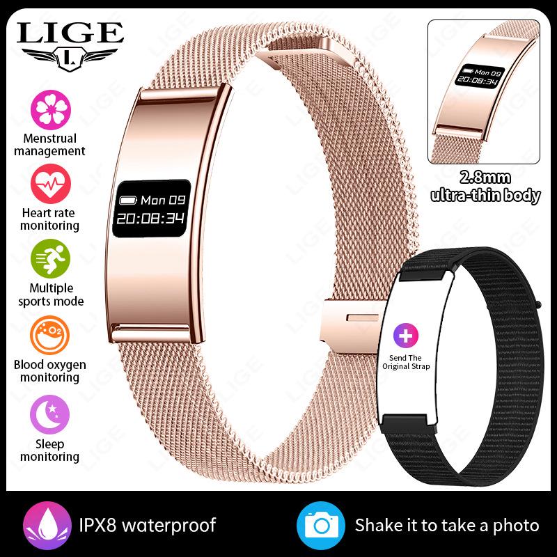 B8 Unisex Smart Bracelet: Luxurious, Waterproof, Monitors Heart Rate & Sleep.