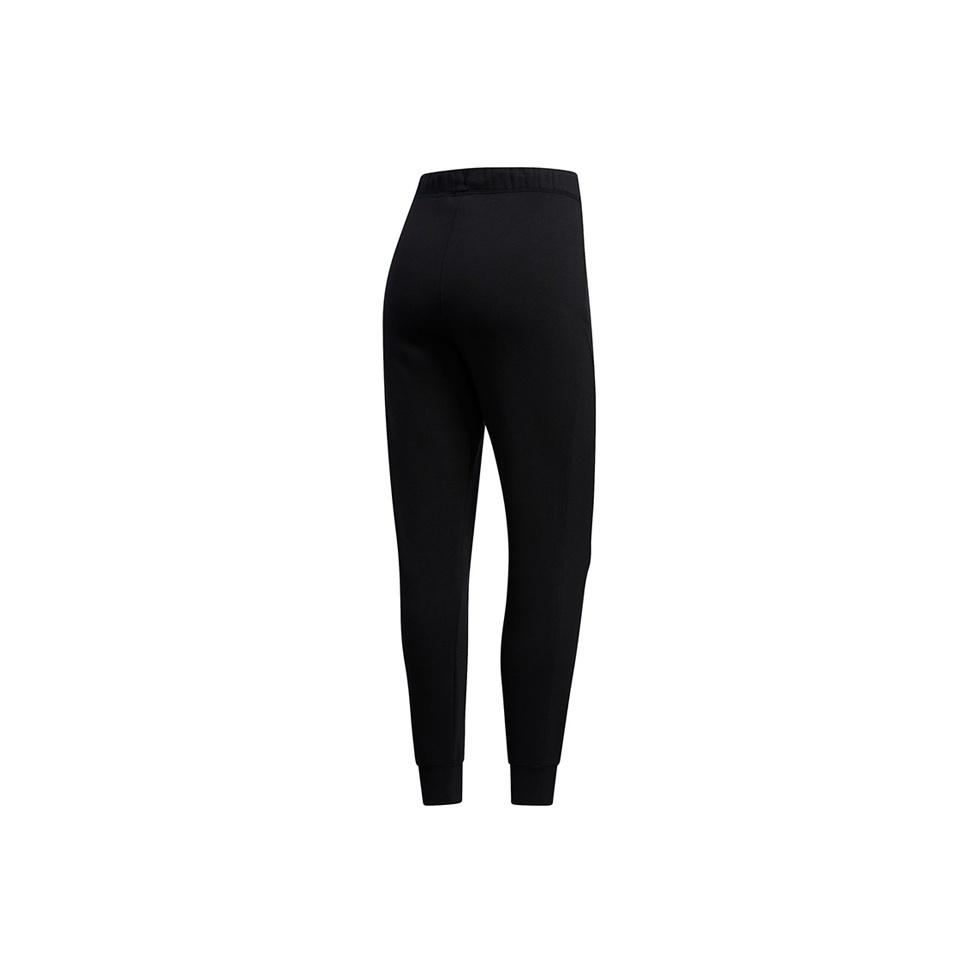 Adidas Neo Womens Fleece Jogger Pants With Logo Women Bottoms Black FP7410