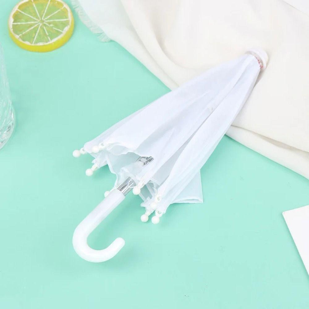 Funny Doll Decorative Umbrella Adjustable Kids Toy Umbrella Creative Mini Umbrella  Dollhouse