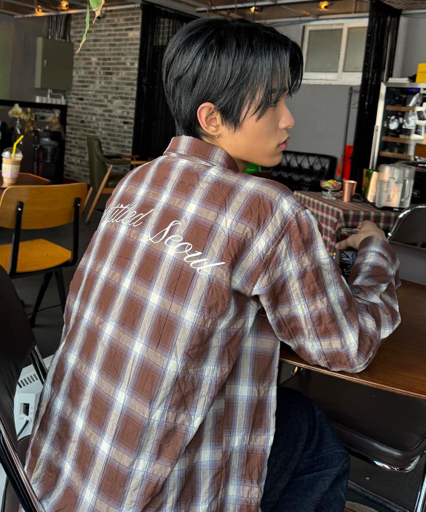 Eontaiteulseoul Untitled Check Shirt Brown