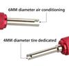 4 Pcs Colorful Car Air Conditioner Valve Core Wrench Double Head Installation Tool Valve Core