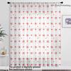 Sweet Fresh One-Piece Butterfly Knot Window Curtain for Bedroom And Living Room Decor Girl's Style Light Delicate Series