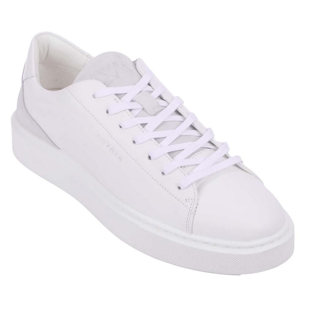 Lavair Mens Luna Logo Leather Trainers