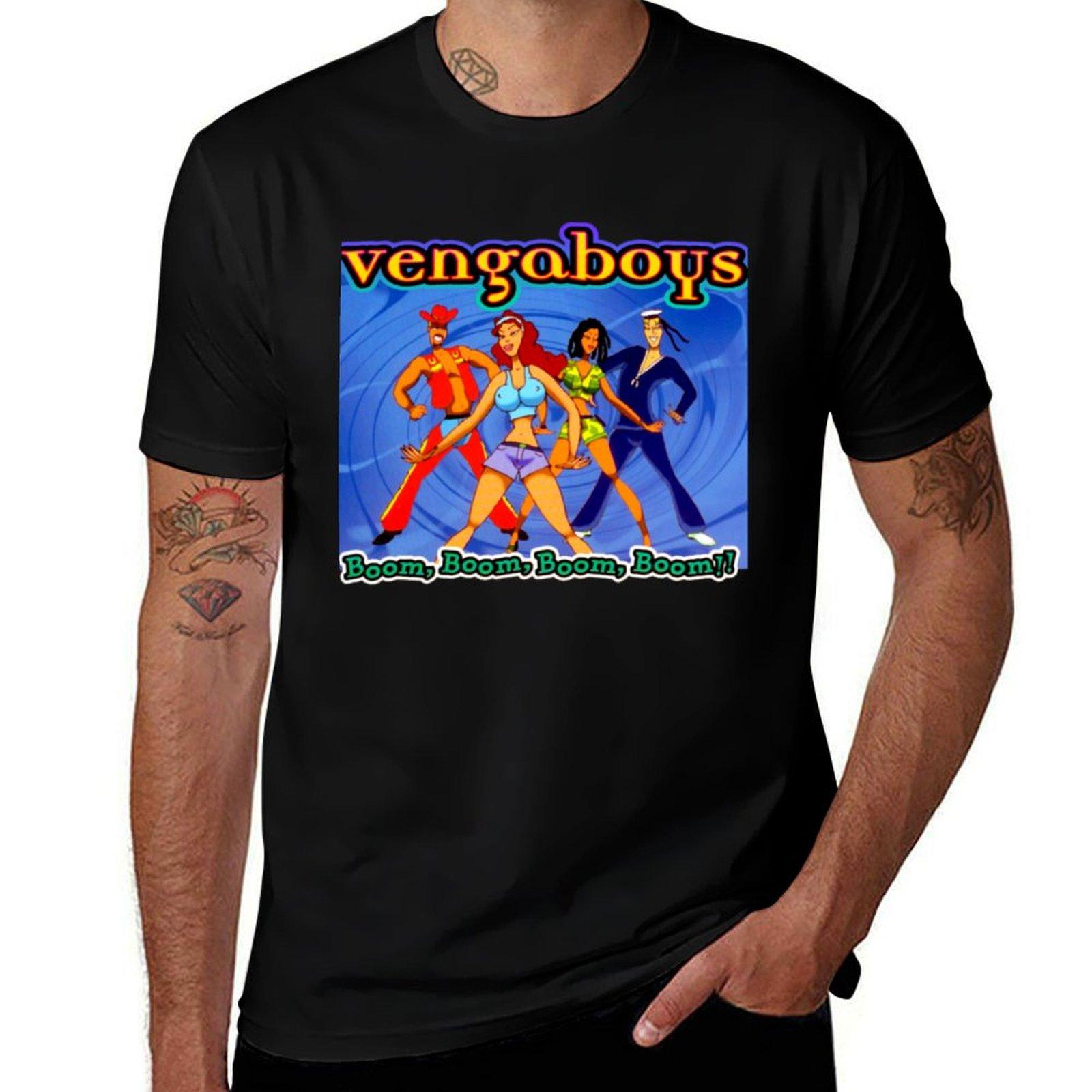 

Eurodance tour pop vengaboys band Boom Boom Boom T-Shirt man t shirt heavy cotton t shirt for man T-Shirt L