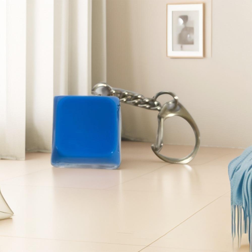Nycklar Knapp Fidget Nyckelring Med Ljus Klicker Leksak Avslappnande Klämleksak