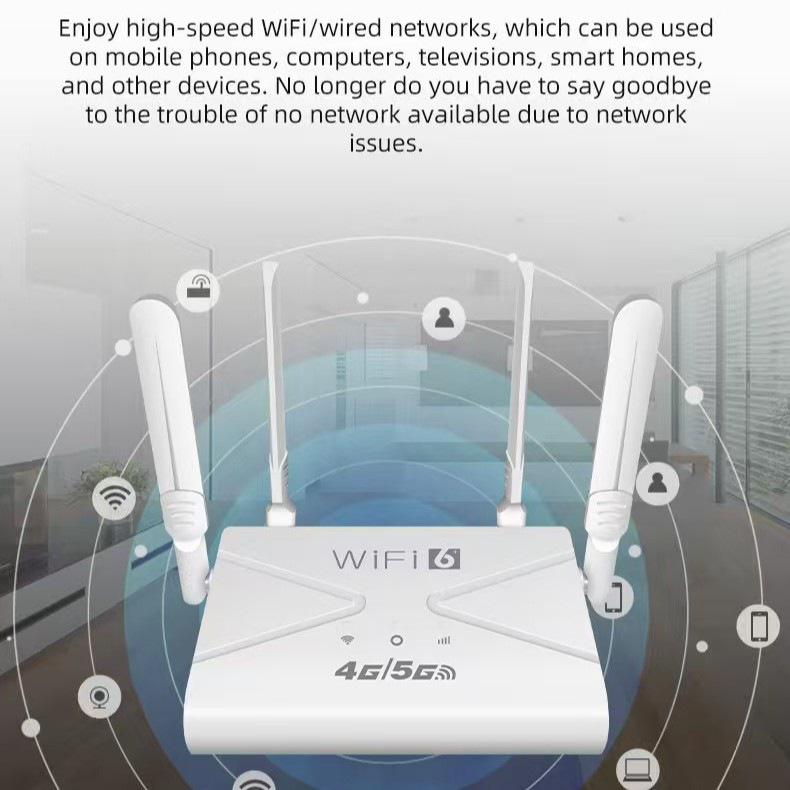 2026 Portable 5G/4G WiFi Router & Internet Booster - No Broadband Needed
