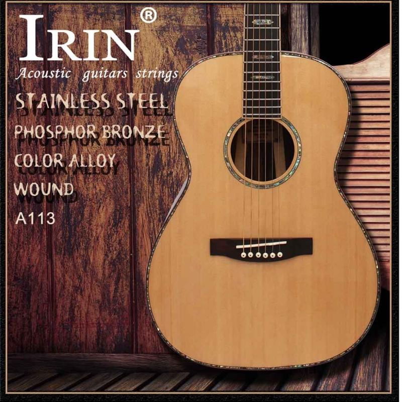 6Pcs/pack Folk Guitar String, Steel Core Guitar Strings Set Practice Replacement