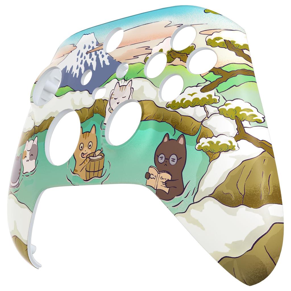 Custom Faceplate Shell for Xbox Series Featuring a Cute Design and Soft Touch Front Housing for Xbox Series and Xbox Core Consoles Not Spring