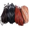 DIY Natürliches Quadratisches Rindslederseil, Handgefertigter Perlenbesetzter Rindslederstreifen 3 mm Breit 3 mm Dick Quadratisches Rindslederseil