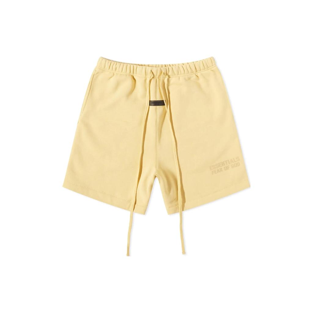 Fear of God Essentials Sweatshort Light Tuscan Men Bottoms Yellow 160BT222002F