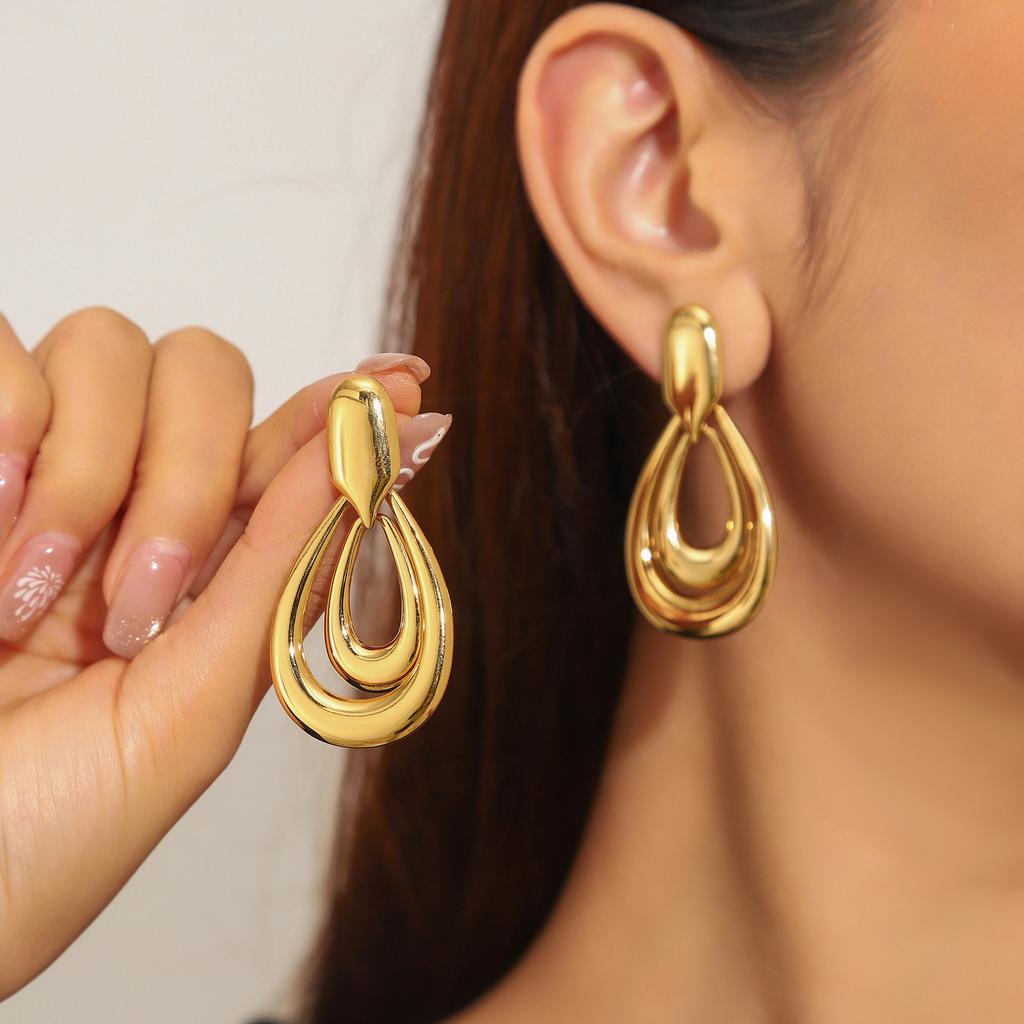 European and American Exaggerated Drop-shaped Earrings, Design Earrings, Luxury High-end Earrings